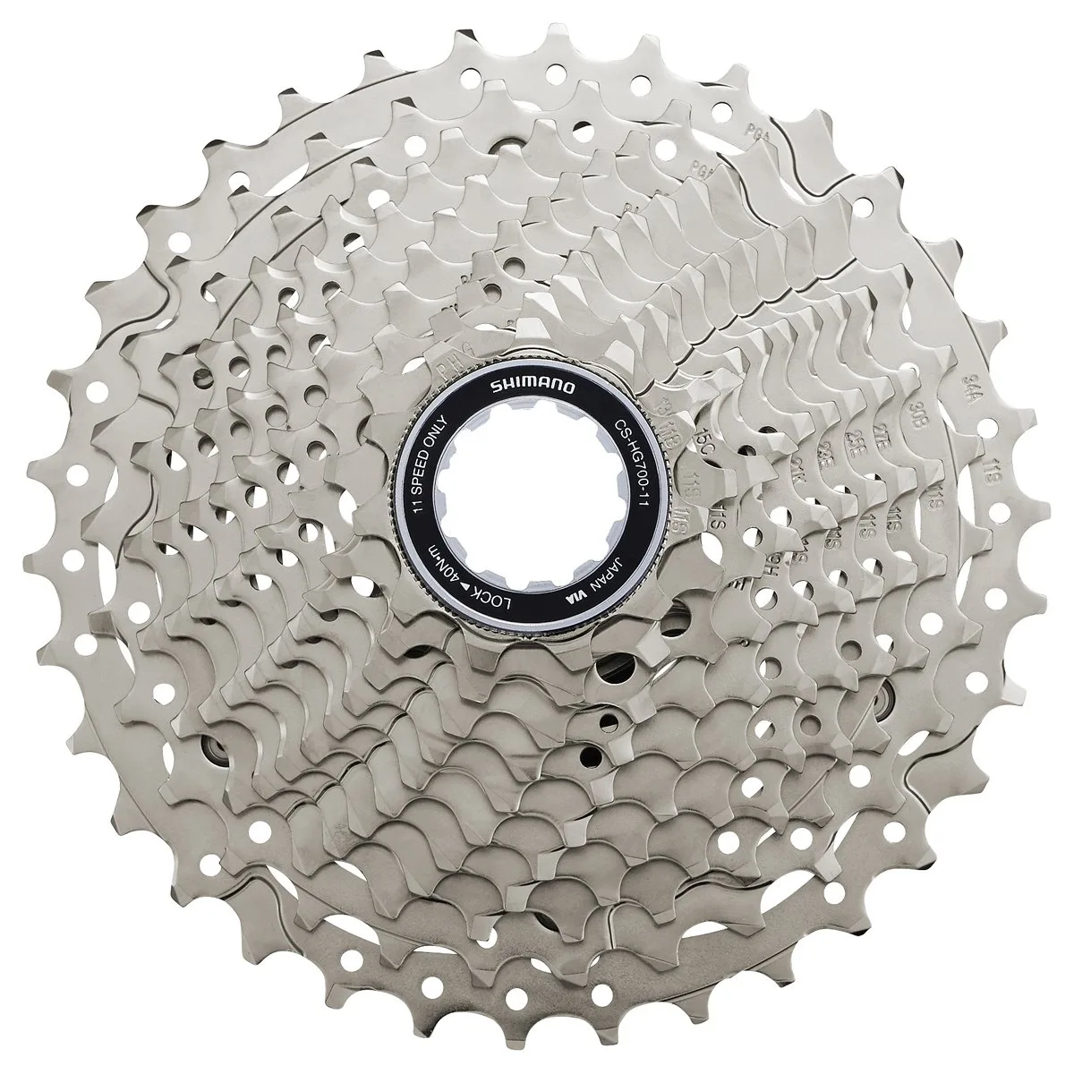 Shimano cassette 11 spd. 11-34 105 CS-R7000 Zilver
