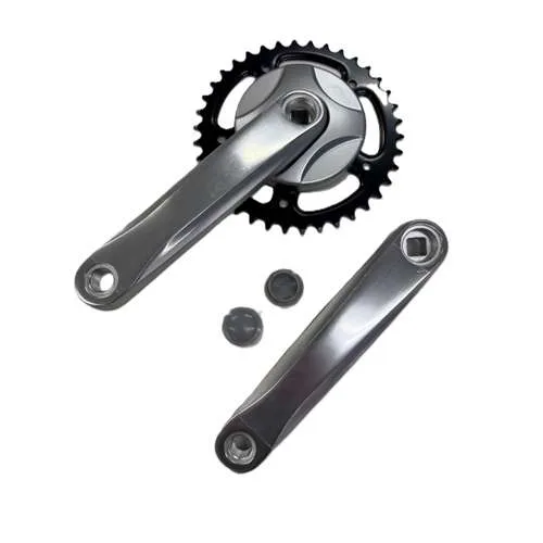 Merkloos Crankst 38t 170 m disc alu zilv Zilver - Afbeelding 3