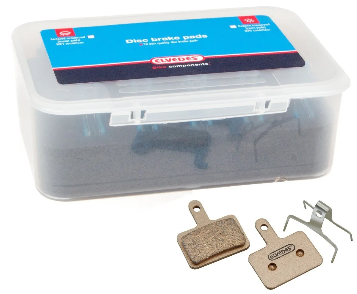 Elvedes schijfremblok Shimano 525 sintered (p/set) Goud - Afbeelding 3