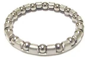 Tecora BALHD RIJW KOGELRING 1" 5/32 p/st ZILVER