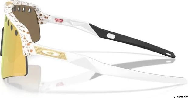 Oakley Sutro Lite Sweep Mathieu van der Poel Red/Gold Splatter - Prizm 24k - Afbeelding 4
