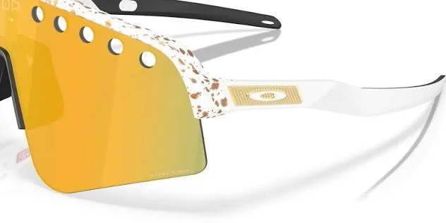 Oakley Sutro Lite Sweep Mathieu van der Poel Red/Gold Splatter - Prizm 24k - Afbeelding 2