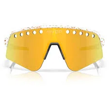 Oakley Sutro Lite Sweep Mathieu van der Poel Red/Gold Splatter - Prizm 24k - Afbeelding 3