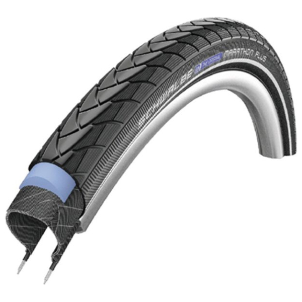Schwalbe btb Marathon Plus 28 x 1 1/2 zw refl Zwart