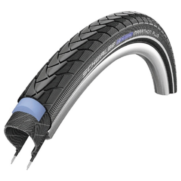 Schwalbe btb Marathon Plus 28 x 1 1/2 zw refl Zwart - Afbeelding 2