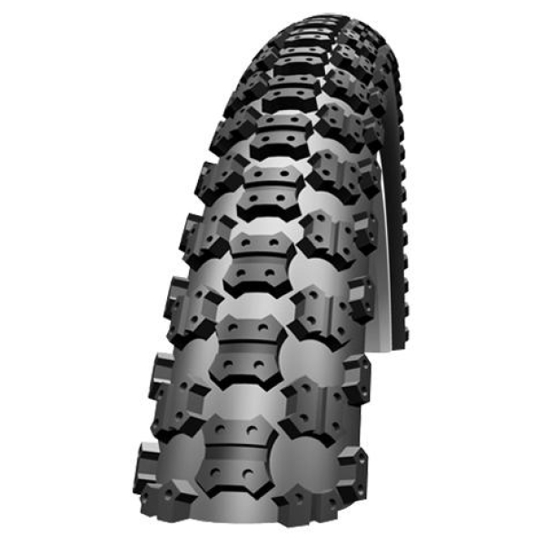 Schwalbe btb Mad Mike 20 x 1.75 zw Zwart