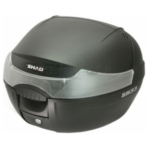 Topkoffer + slede afneembaar 33L zwart shad sh33