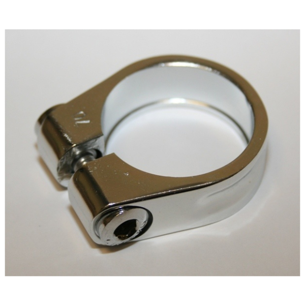 Gazelle Zadelpenklem 35.2mm silver ZWART Joop van Voorthuizen Fietsen