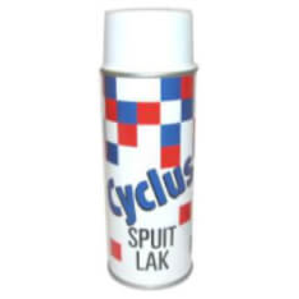 Cyclus spuitlak 400cc wt Wit Glans
