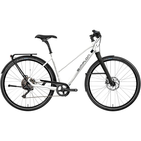 Simplon Spotlight Trekking II Deore-30 Disc Pearlwhite Glossy/Black Matt