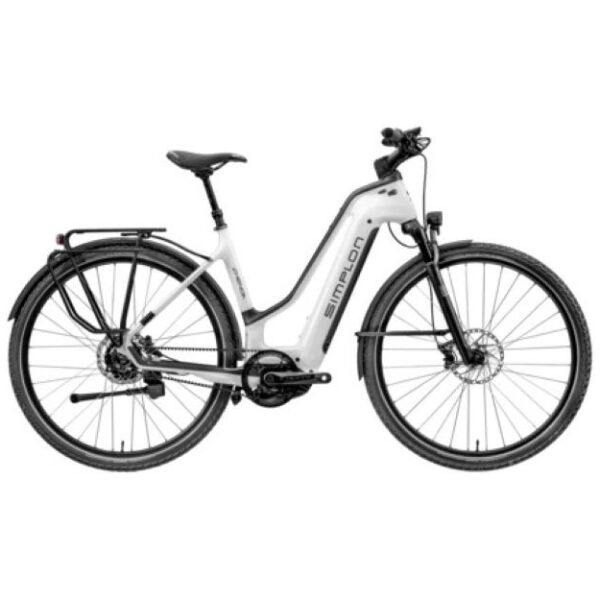 Simplon Chenoa CX Carbon DA Enviolo | Inclusief opties Pearlwhite Black Glossy