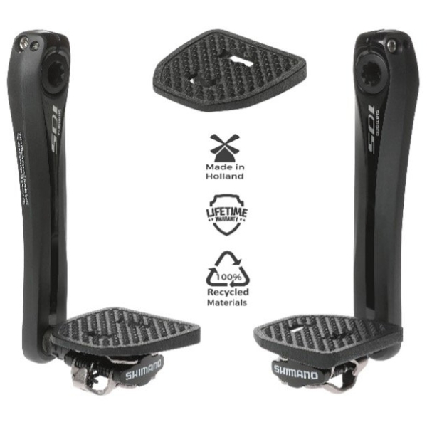 Pedal Plate Set 2.0 MTB Crankbrothers Zwart